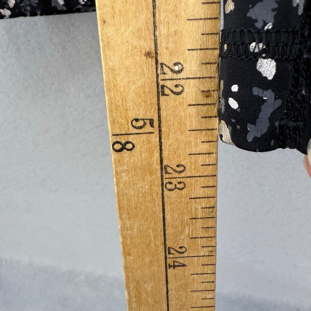 Lululemon Wunder Tight Leggings Women's 4 Black Silver Special Edition Shine - Picture 13 of 14